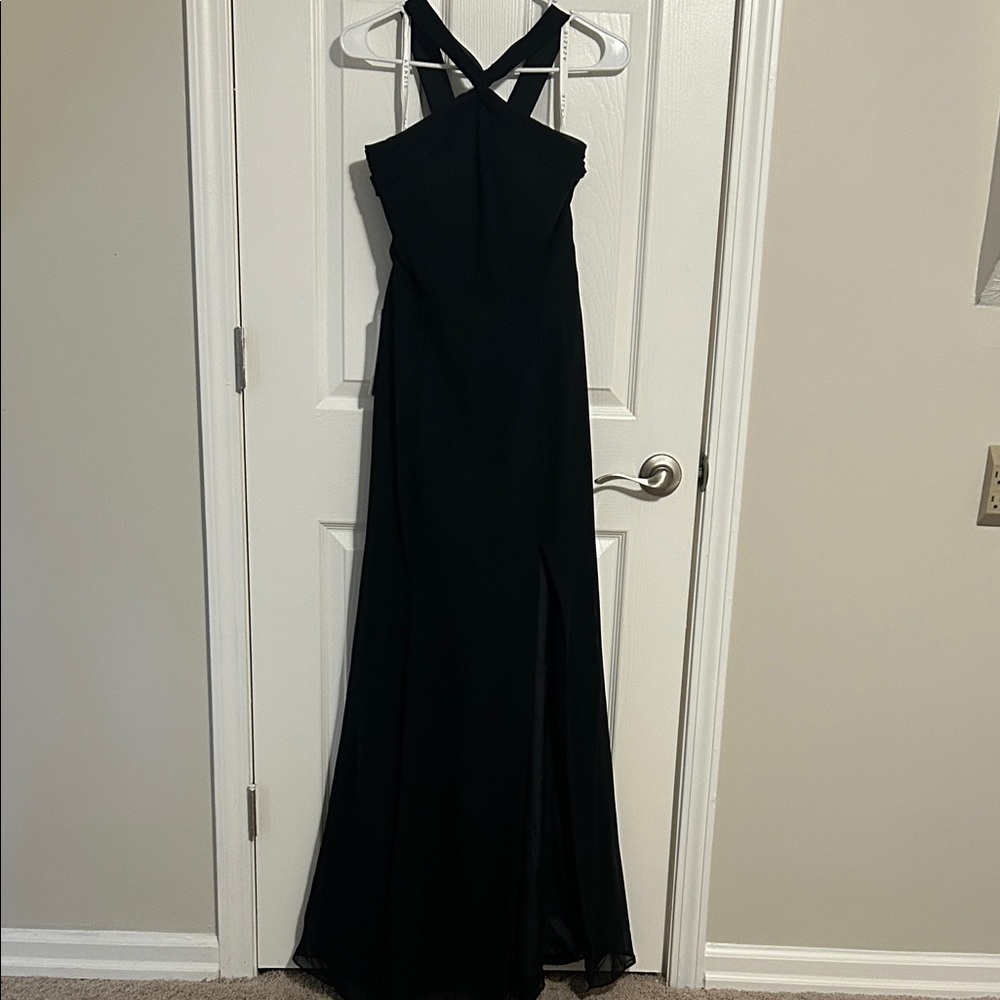 Azazie Rue Black Bridesmaids Dress